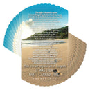 Dicksons Footprints 2.5 x 3.8 Inch Keepsake Bookmark Pocketcard Pack of 12