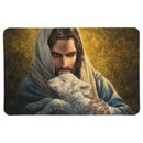 Dicksons Comforting A Lamb Encouraging Image Laminated Multicolor 4 x 2.5 Paper Bookmark Pocket Card Place Keeper Pack of 12