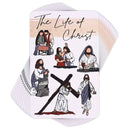 Dicksons The Life of Christ White and Tan 4 Inch Paper Place Keeper Pocket Card Bookmark Pack of 12