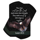 Dicksons Shall Renew Their Strength Black 4 Inch Paper Place Keeper Pocket Card Bookmark Pack of 12