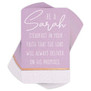 Dicksons Be A Sarah Purple and White 4 Inch Paper Place Keeper Pocket Card Bookmark Pack of 12