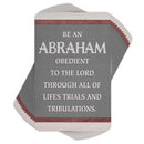 Dicksons Be an Abraham Grey and Maroon 4 Inch Paper Place Keeper Pocket Card Bookmark Pack of 12
