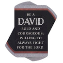 Dicksons Be A David Black and Maroon 4 Inch Paper Place Keeper Pocket Card Bookmark Pack of 12
