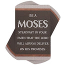 Dicksons Be A Moses Grey and Maroon 4 Inch Paper Place Keeper Pocket Card Bookmark Pack of 12