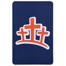 Dicksons He Gave His Only Son Cross Themed Navy Blue and Orange 2.5 x 4 Paper Encouraging Durable Laminated Bookcard Bookmark, Pack of 12
