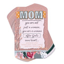Mom Woman After Gods Own Heart - Ephesians 4:24 1 Samuel 13:14-3.8 x 2.5 Inch Pink Cardstock Pocketcard Bookmark; Pack of 12