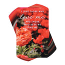 I Love Those Who Love Me - Proverbs 8:17-3.8 x 2.5 Inch Red Cardstock Pocketcard Bookmark; Pack of 12