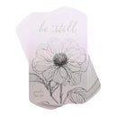 Dicksons Be Still Psalm 46:10 4 x 2.5 Inch Black and White Cardstock Paper Pocketcard Bookmark Set of 12