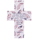 Dicksons Inspirational Christian Pocketcard Bookmark for Books and Novels 2.5 x 3.75 Inch Paper Cross Under His Wings Pack of 12