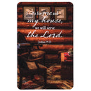 Dicksons Inspirational Christian Pocketcard Bookmark for Books and Novels 2.5 x 3.75 Inch Paper Me and My House Pack of 12