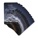 Dicksons Inspirational Christian Pocketcard Bookmark for Books, Bible Study, Journals 2.5 x 4 Inch Card Stock Light of The World Pack of 12