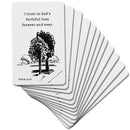 Dicksons Inspirational Christian Pocketcard Bookmark for Books, Bible Study, Journals 2.5 x 4 Inch Card Stock Trees Trust in God's Love Pack of 12