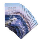 Dicksons Inspirational Christian Pocketcard Bookmark for Books, Bible Study, Journals 2.5 x 4 Inch Card Stock Mightier Than The Waves Pack of 12