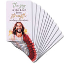 Dicksons Inspirational Christian Pocketcard Bookmark for Books, Bible Study, Journals 2.5 x 4 Inch Card Stock Joy of The Lord Pack of 12