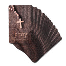 Dicksons Inspirational Christian Pocketcard Bookmark for Books, Bible Study, Journals 2.5 x 4 Inch Card Stock Pray Pack of 12