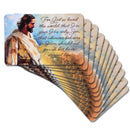 Dicksons Inspirational Christian Pocketcard Bookmark for Books, Bible Study, Journals 2.5 x 4 Inch Card Stock for God So Loved The World Pack of 12