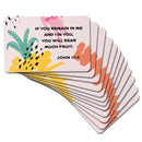 Dicksons Inspirational Christian Pocketcard Bookmark for Books, Bible Study, Journals 2.5 x 4 Inch Card Stock If You Remain in Me Pack of 12