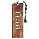 Dicksons Dad Woodgrain Brown 6 x 2 Laminated Cardstock Bookmark with Tassel Pack of 12