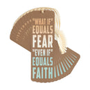 Dicksons Even If Equals Faith Tan 6 x 2 Inch Keepsake Tassels Bookmarks Pack of 12
