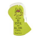 Dicksons Be Joyful Lime Green 6 x 2 Inch Cardstock Keepsake Tassels Bookmarks Pack of 12
