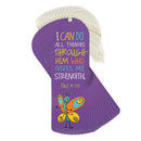 Dicksons Can Do All Things Purple 6 x 2 Inch Keepsake Tassels Bookmarks Pack of 12