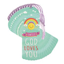 Dicksons Smile Mint Green 6 x 2 Inch Cardstock Keepsake Tassels Bookmarks Pack of 12
