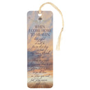 Dicksons When I Come Home to Heaven Bereavement Pink and White 6 x 2 Paper and Tassel Tassel Decoration Bookmark Pack of 12