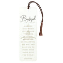 Dicksons Baptized Decorative Woodgrain Finish White 6 x 2 Paper and Tassel  Cord Decoration Bookmark Pack of 12