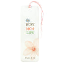 Dicksons Busy Mom Life I Can Do All Things Through Him White 6 x 2 Paper and Tassel  Decoration Bookmark Pack of 12