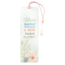 Dicksons Never Underestimate A Mom Fueled by Prayer White 6 x 2 Paper and Tassel  Decoration Bookmark Pack of 12