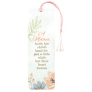 Dicksons A Mother Holds Her Child's Hand Decorative White 6 x 2 Paper and Tassel  Decoration Bookmark Pack of 12