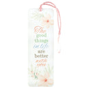 Dicksons The Good Things in Life are Better with You White 6 x 2 Paper and Tassel  Decoration Bookmark Pack of 12