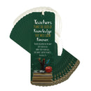 Dicksons Teachers Plant Seeds Knowledge Grow 6 inch Paper Tussled Bookmark Pack of 12