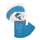 Dicksons Lord is Shepherd Blue Floral 6 inch Paper Tussled Bookmark Pack of 12
