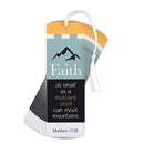 Dicksons Faith As A Mustard Seed Blue and Yellow 2 x 6 Inch Paper and Tassel Place Keeper Bookmark Pack of 12