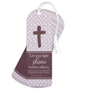 Dicksons Let Your Light Shine Purple 2 x 6 Inch Paper and Tassel Place Keeper Bookmark Pack of 12