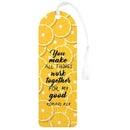 Dicksons You Make All Things Work Together for My Good Sunshine Yellow 2 x 6 Paper and Tassel Encouraging Tassel Bookmark, Pack of 12
