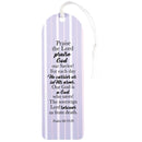 Dicksons Each Day He Carries Us in His Arms Pastel Purple and Pink 2 x 6 Paper and Tassel Curved Top Encouraging Tassel Bookmark, Pack of 12