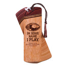 Football - in Jesus Name I Play - 1 Corinthians 10:31-6 x 2 Inch Brown Cardstock Tassel Bookmark Place Keeper; Pack of 12