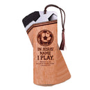 Soccer - in Jesus Name I Play - 1 Corinthians 10:31-6 x 2 Inch Brown Cardstock Tassel Bookmark Place Keeper; Pack of 12