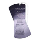 Be Still and Know - Psalm 46:10-6 x 2 Inch Black and Grey Cardstock Tassel Bookmark Place Keeper; Pack of 12