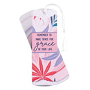 Make Space for Grace - 6 x 2 Inch Pink Cardstock Tassel Bookmark Place Keeper; Pack of 12