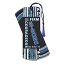 Dicksons Be Courageous Strong in Faith 1 Corinthians 16:13 6 Inch Black and Blue Cardstock Paper Tasseled Bookmark Placekeeper Set of 12