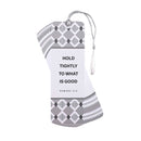 Dicksons Hold Tightly to What is Good Romans 12:9 6 Inch Grey and White Cardstock Paper Tasseled Bookmark Placekeeper Set of 12