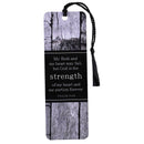 Dicksons Inspirational Christian Tassel Bookmark for Books and Novels 2 x 6 Inch Paper God is My Strength Pack of 12