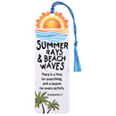 Dicksons Inspirational Christian Tassel Bookmark for Books and Novels 2 x 6 Inch Paper Summer Rays and Beach Pack of 12