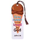Dicksons Inspirational Christian Tassel Bookmark for Books and Novels 2 x 6 Inch Paper How Sweet Loved by God Pack of 12