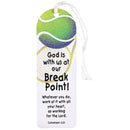 Dicksons Inspirational Christian Tassel Bookmark for Books and Novels 2 x 6 Inch Paper Tennis God is with Us Pack of 12