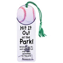 Dicksons Inspirational Christian Tassel Bookmark for Books and Novels 2 x 6 Inch Paper Baseball Hit It Out of The Park Pack of 12