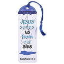 Dicksons Inspirational Christian Tassel Bookmark for Books and Novels 2 x 6 Inch Paper Jesus Saves Us from Sin Pack of 12